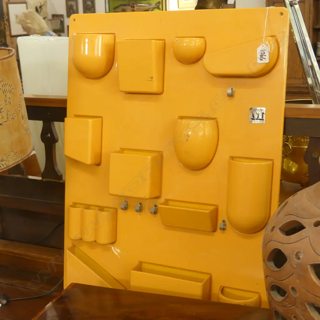 INGO MAURER RETRO DESIGNER WALL ORGANISER 680 X 520MM Image 1++