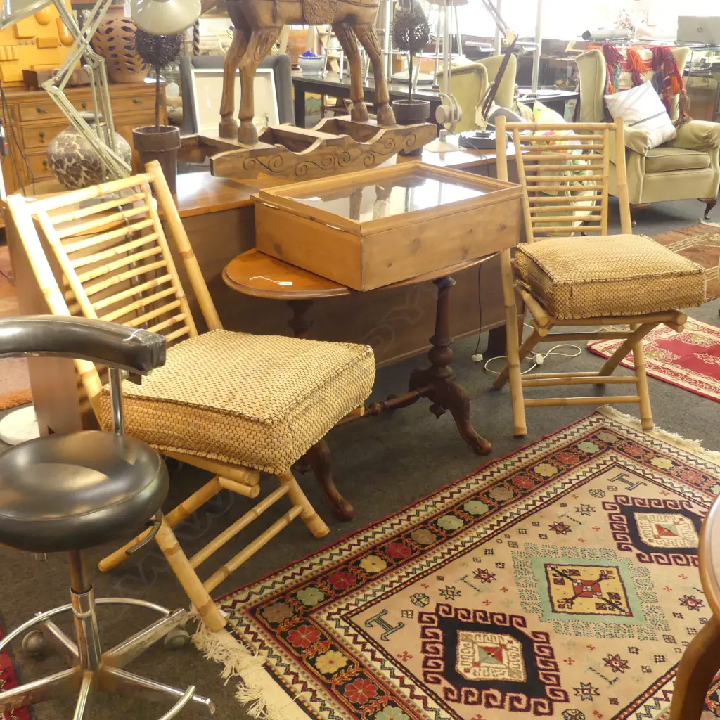 PR BAMBOO FOLDING  CHAIRS Image 1++