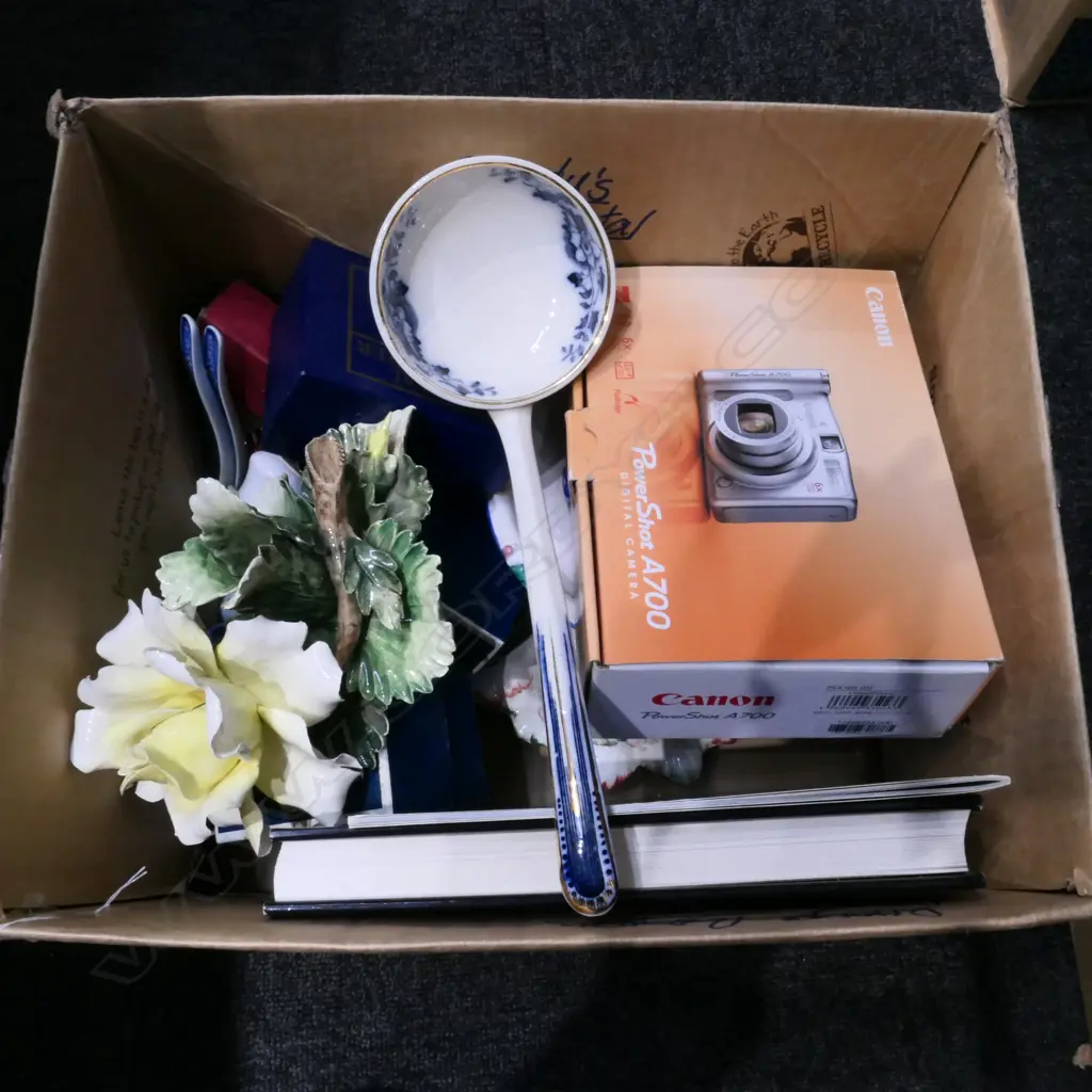 LOT ASST CHINA/WORCESTER/W/WOOD FLORAL /CAMERA ETC Image 1++