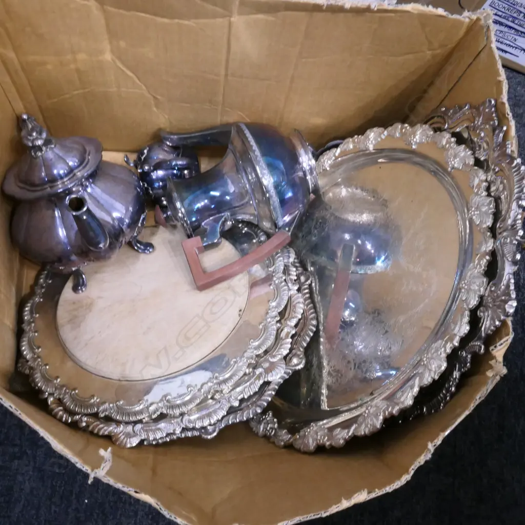 ASST EP WARE TRAYS/TEA ETC Image 1++