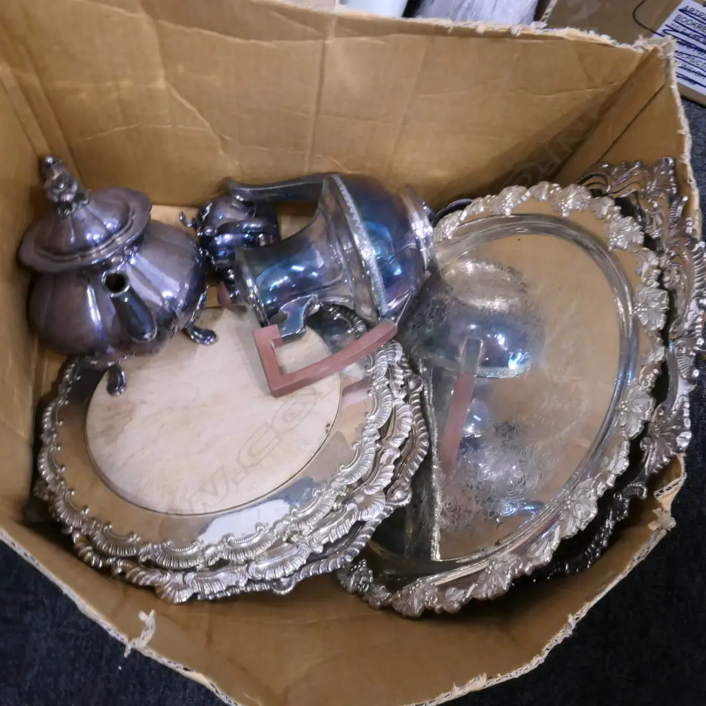 ASST EP WARE TRAYS/TEA ETC Image 1++