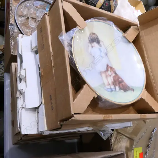 9 ORIG ROCKFIELD LTD ED PLATES, BOXED (1-8 #3 TWICE)