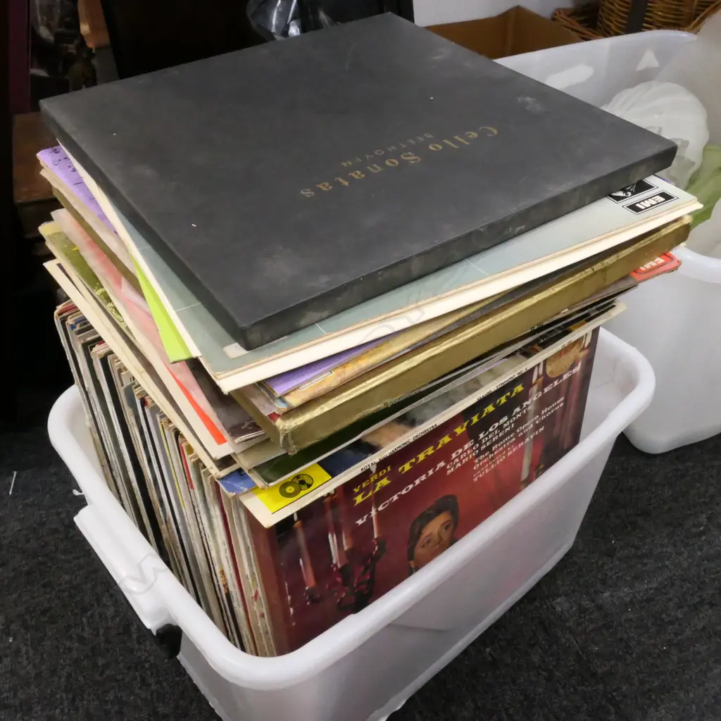 LOT ASST CLASSICAL RECORDS Image 1++