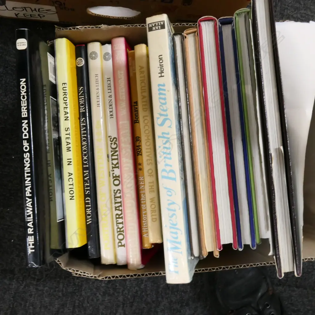 LOT ASST BOOKS - RAILWAYS ETC Image 1++