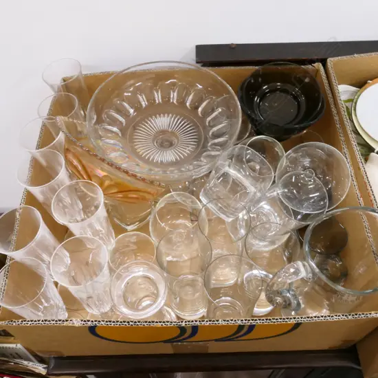 LOT ASST GLASSWARE