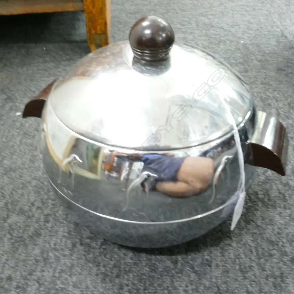 ART DECO PENGUIN DECORATED ICE BUCKET Image 1++