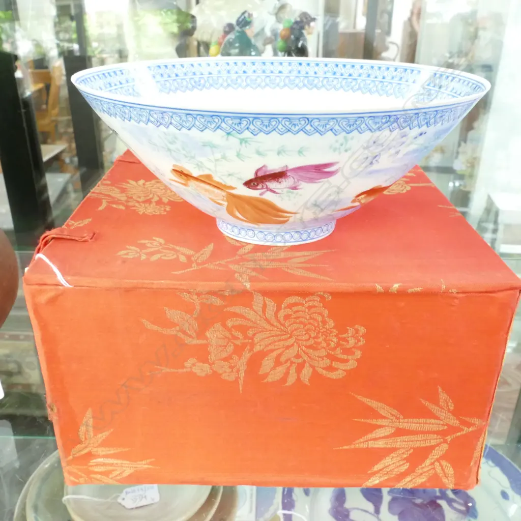 BOXED CHINESE EGG SHELL PORCELAIN BOWL  Image 1++