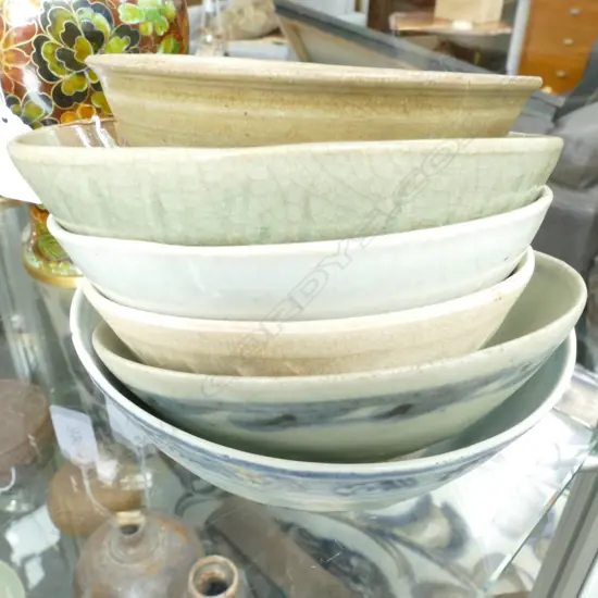 COLLECTION OF ORIENTAL BOWLS ONE AF