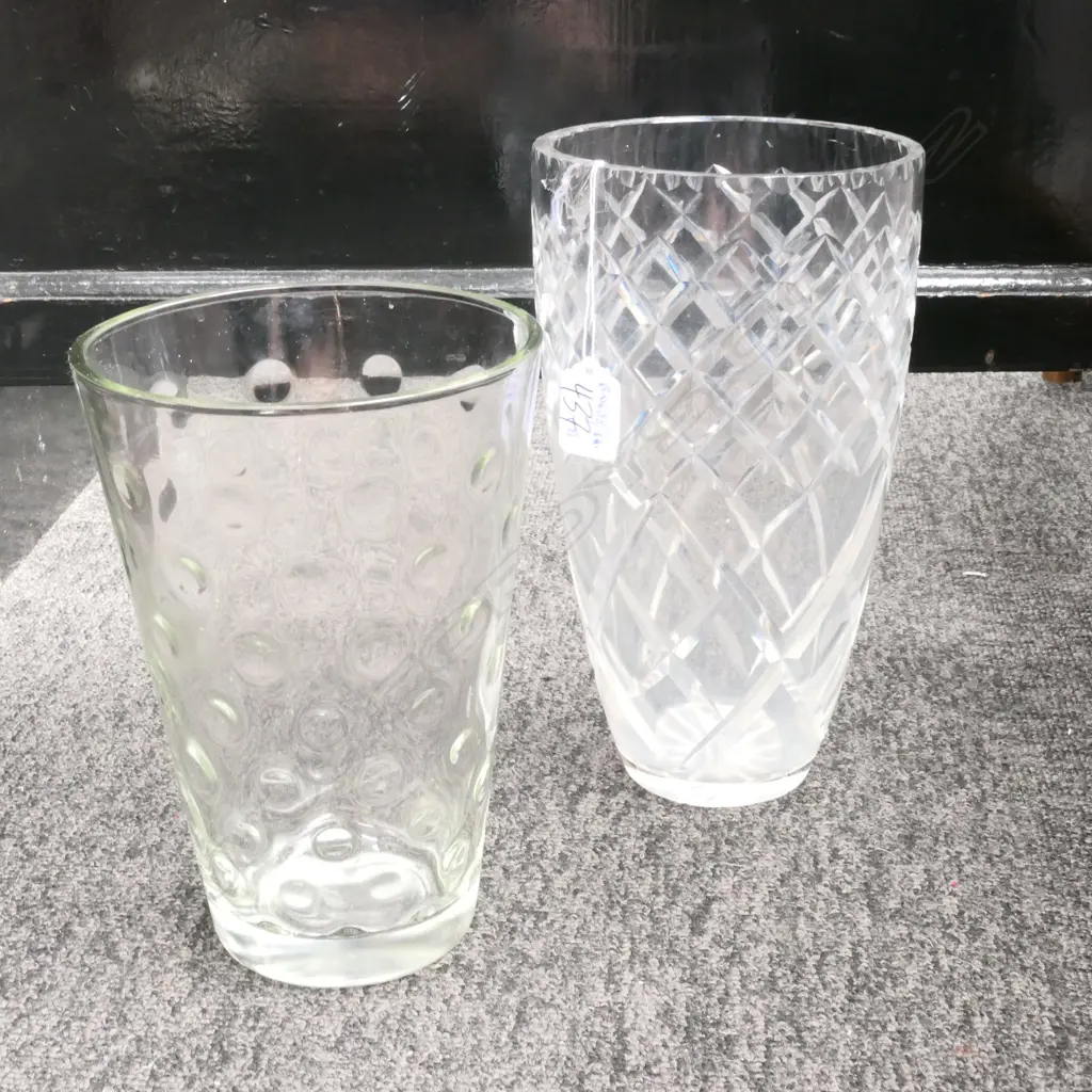 TALL CRYSTAL VASE + ONE H 250 MM Image 1++