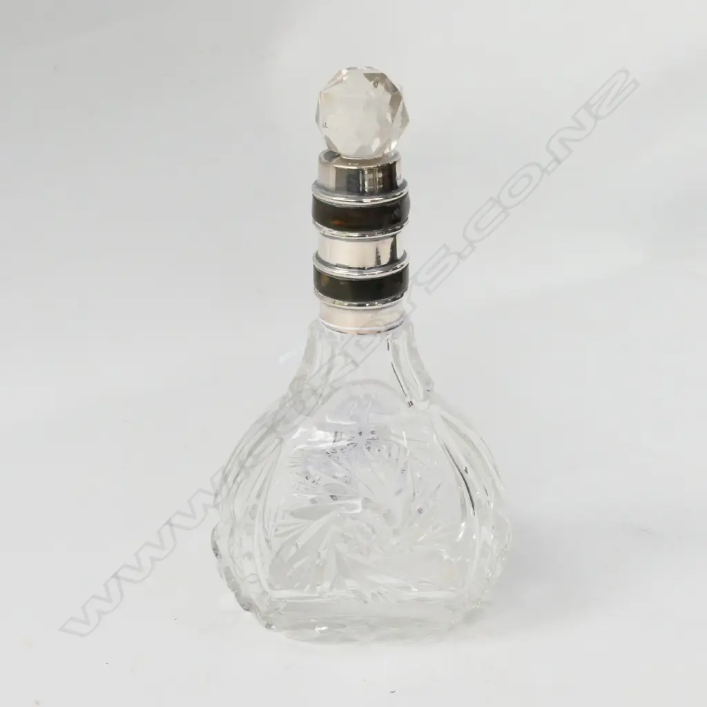 STERLING COLLARD PERFUME BOTTLE, SOME AF. H. 150MM Image 1++