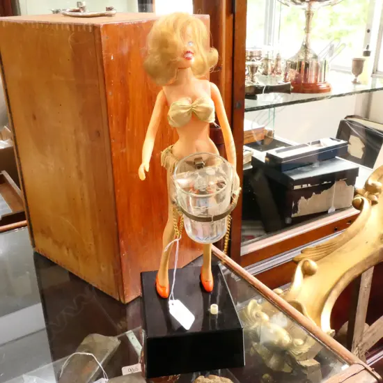 RARE 1960S B/O GO-GO DANCER H 390 MM