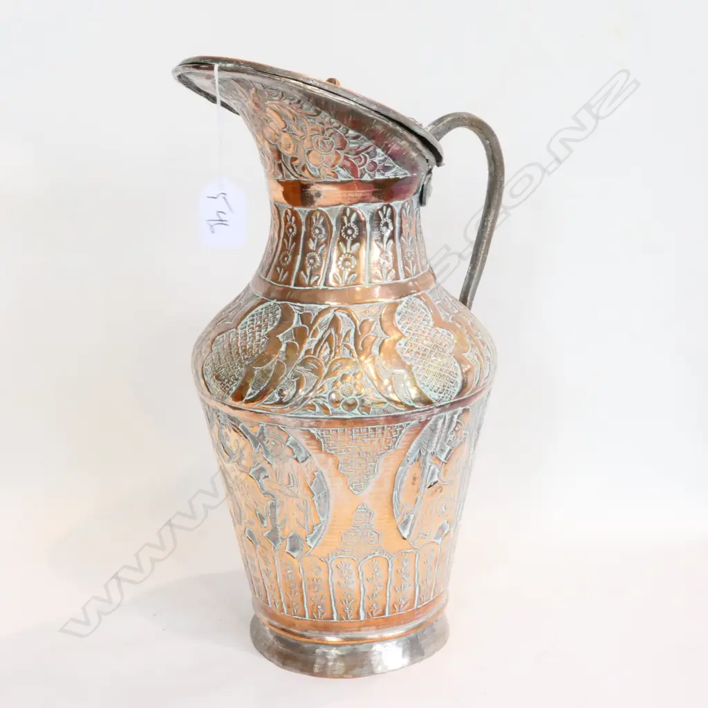 LARGE COPPER JUG H. 350MM Image 1++