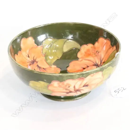 MOORCROFT HIBISCUS BOWL