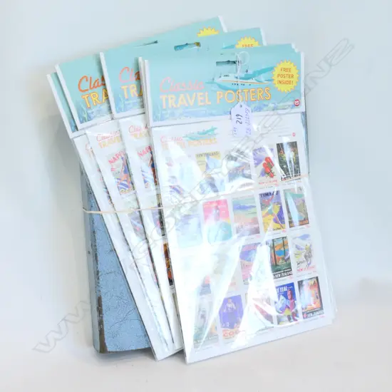 ASST NZ STAMPS: 6 NEW 'CLASSIC TRAVEL POSTERS' PACKS...