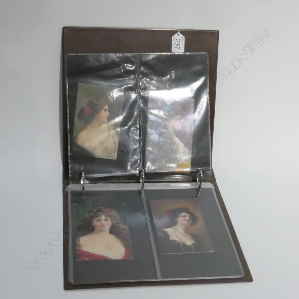 20 C1900 ASTI BEAUTIES POSTCARDS IN FOLDER Image 1++