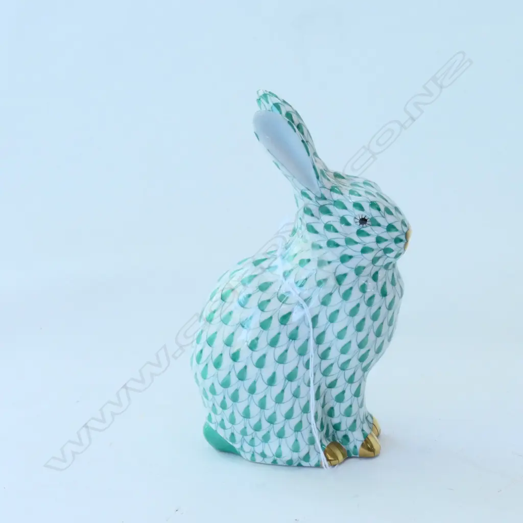 A HEREND PORCELAIN RABBIT H 130 MM Image 1++