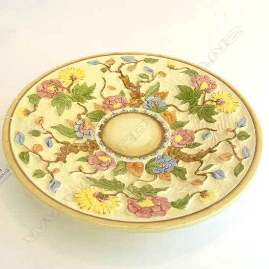 HJ & WOOD LTD HAND PAINTED RADFORD WALL PLATE DIA.310MM 18991