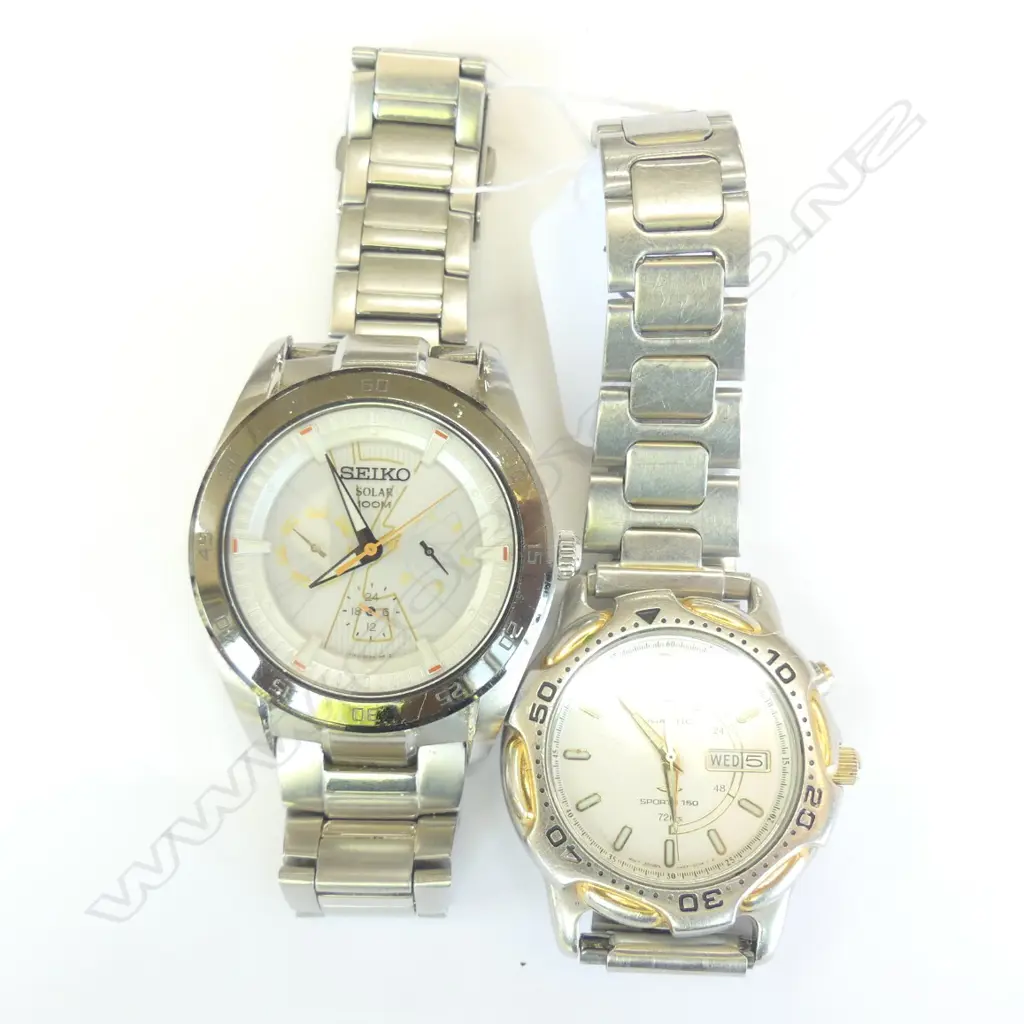 2 SEIKO GENTS WRISTWATCHES .... Image 1++