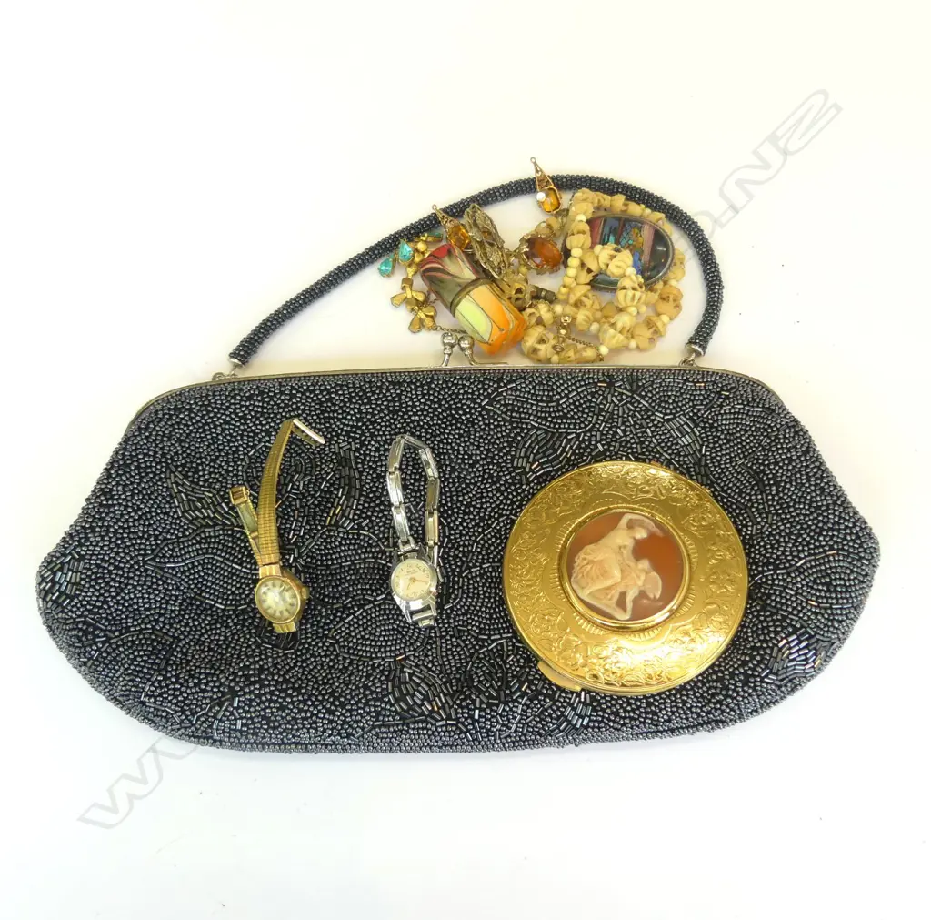 COLLECTION PURSE & COSTUME JEWELLERY Image 1++