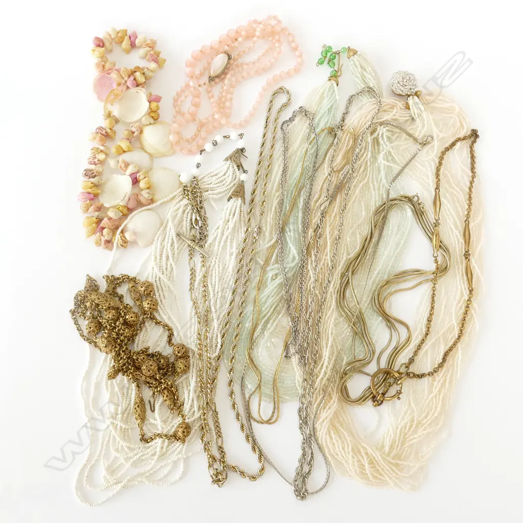 VINTAGE AND OTHER COSTUME NECKLACES Image 1++