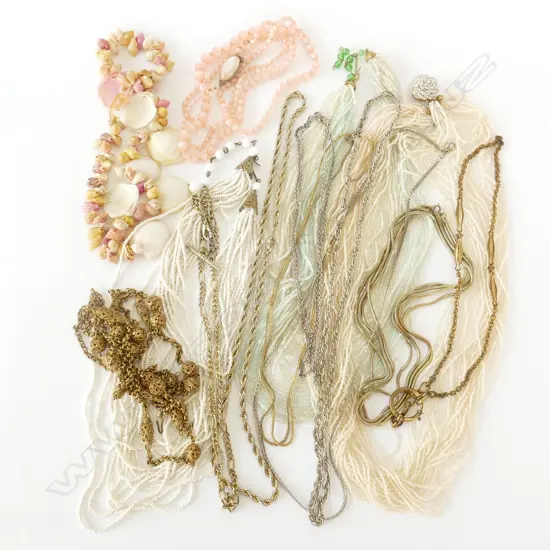 VINTAGE AND OTHER COSTUME NECKLACES