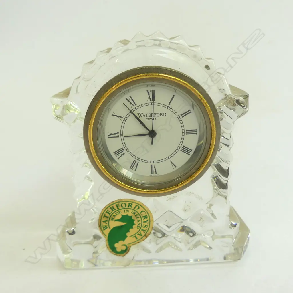 WATERFORD CRYSTAL CLOCK IN BOX Image 1++