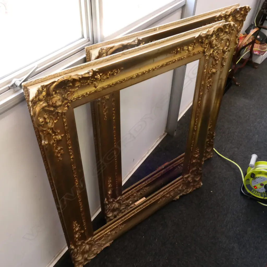 PR LARGE GILT PICTURE FRAMES AF 920MM X 1070MM Image 1++