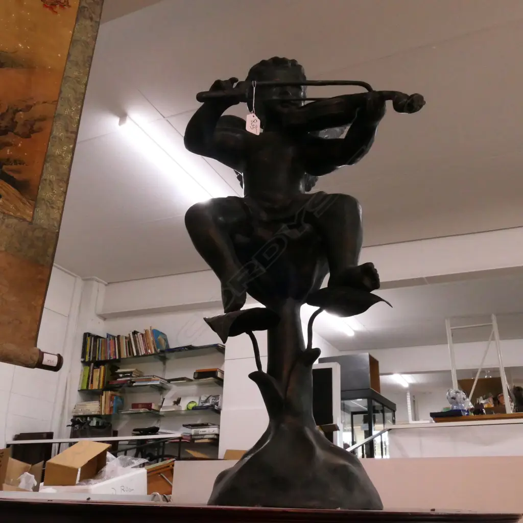 ANGEL PLAYING VIOLIN 800MM H Image 1++