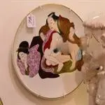 JAPANESE EROTIC PLATE D 260 MM Image 1++