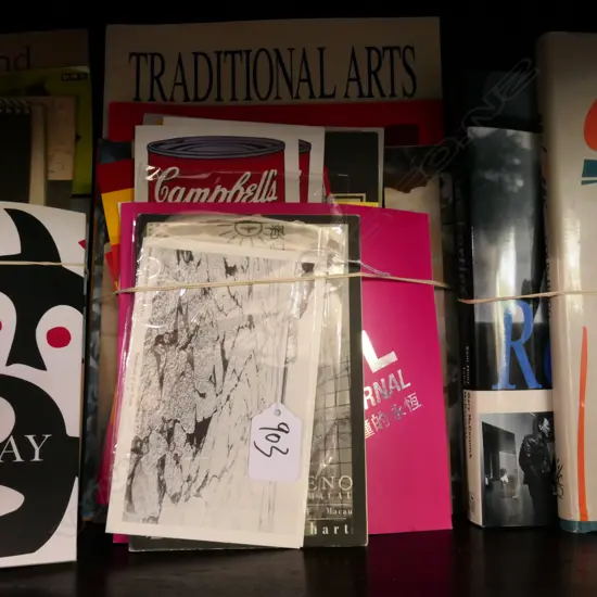 SEL. BOOKS PAMPHLETS + MAPS NZ ARTISTS ETC.. 