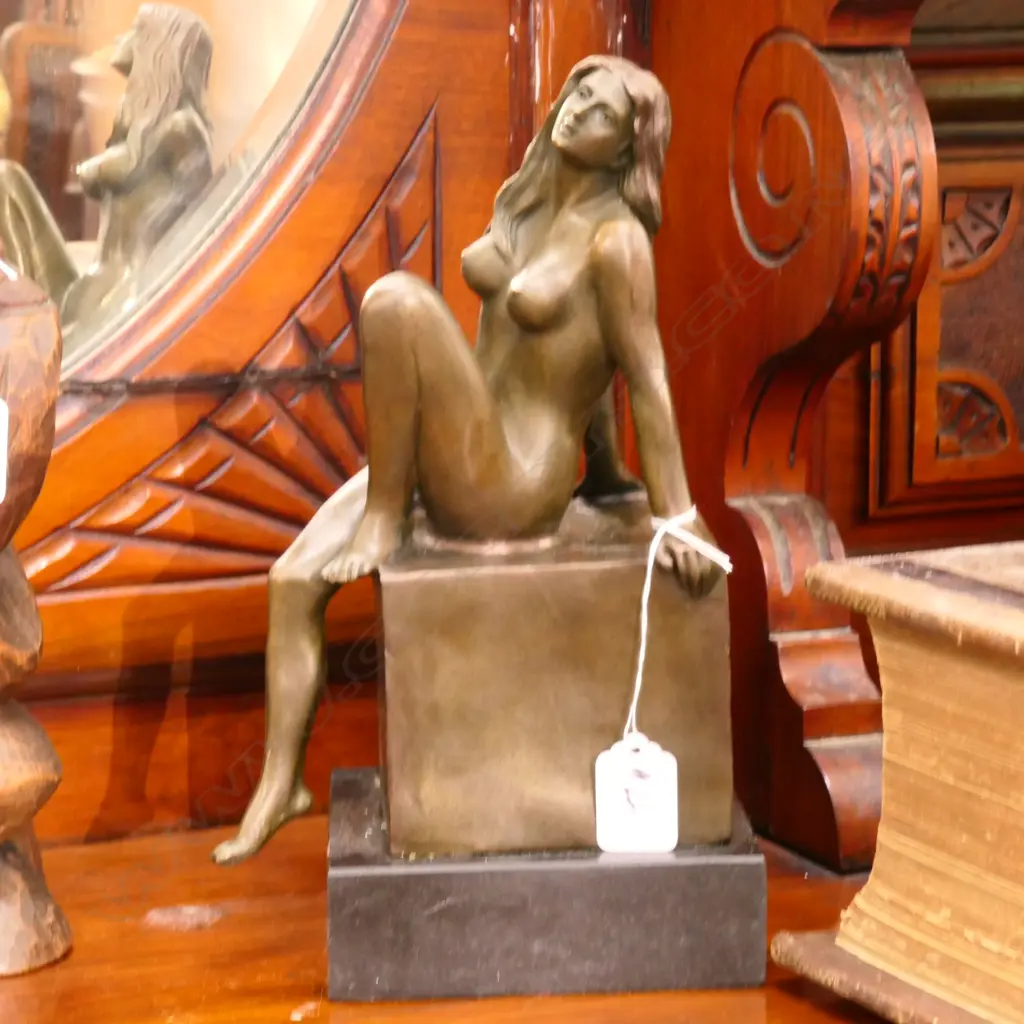CLASSICAL BRONZE NUDE WOMAN... Image 1++