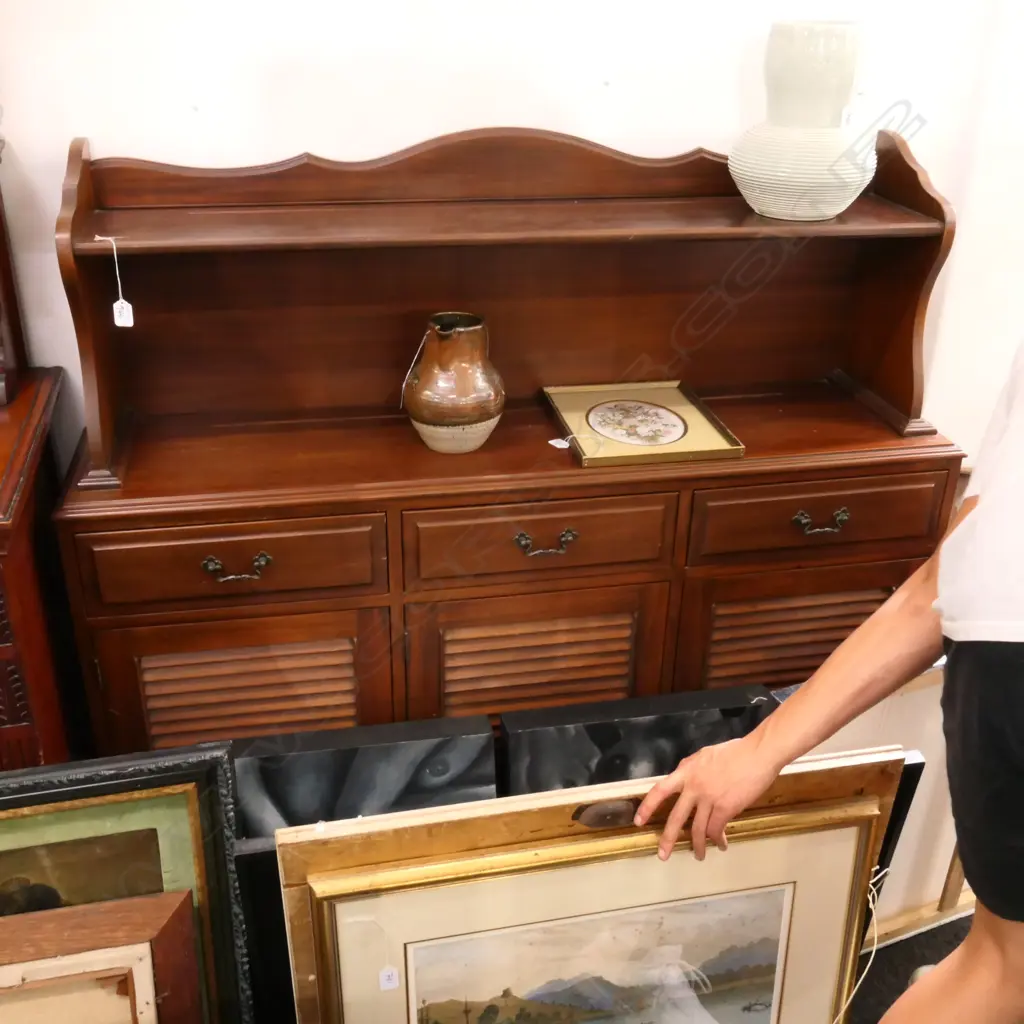 MAHOGANY SIDEBOARD/DRESSER SOME MARKS L 1400 MM Image 1++