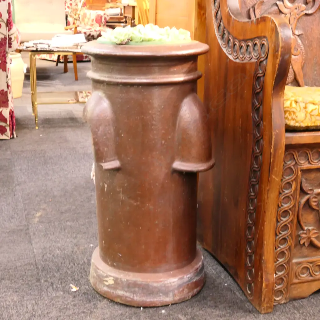 2 COLONIAL CHIMNEYS AS SUCCULENT PLANTERS 650MM H Image 1++