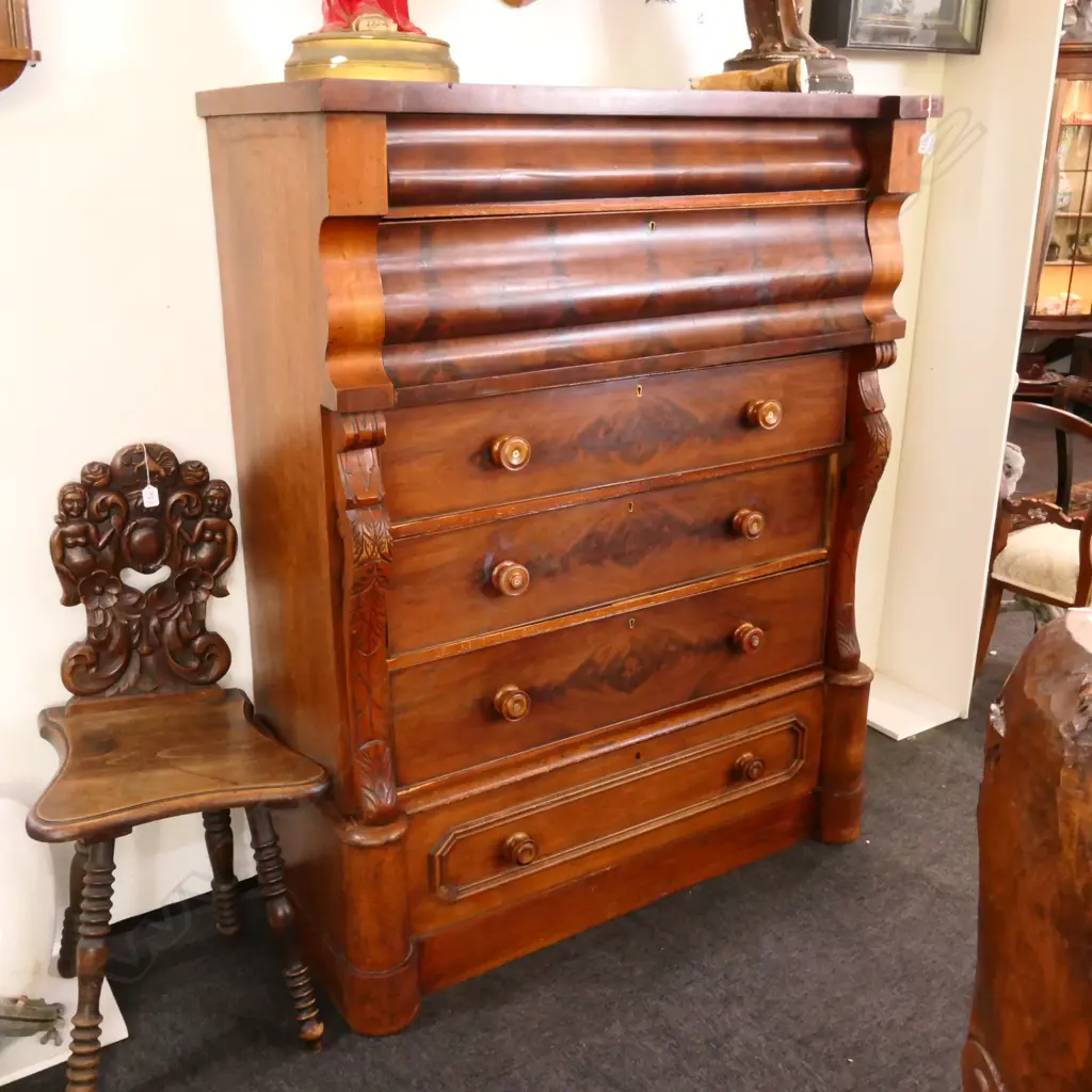 COLONIAL SCOTCH CHEST  (AF)  1230MM W 1520MM H Image 1++