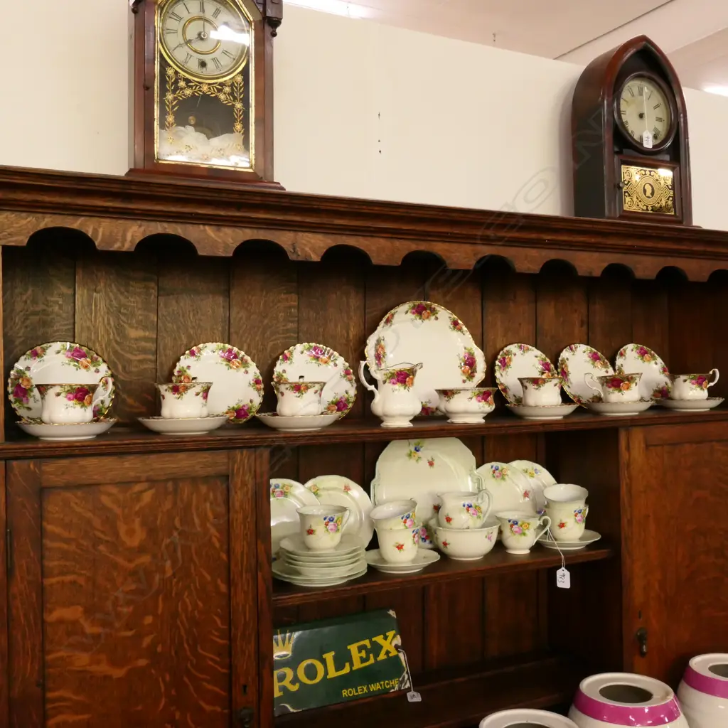 21 PCE ROYAL ALBERT OLD COUNTRY ROSES TEA SET Image 1++