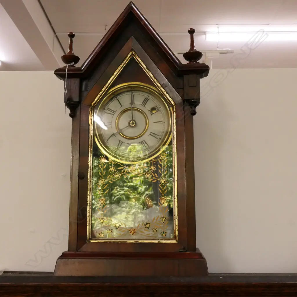 AMERICAN 'STEEPLE' CLOCK 490MM H Image 1++