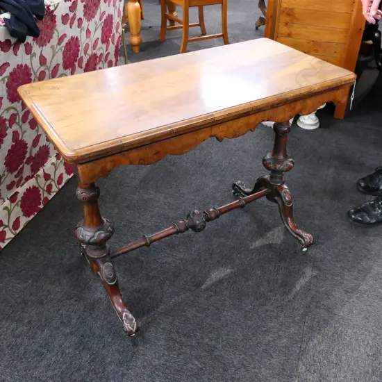 VICTORIAN FOLDING CARD TABLE