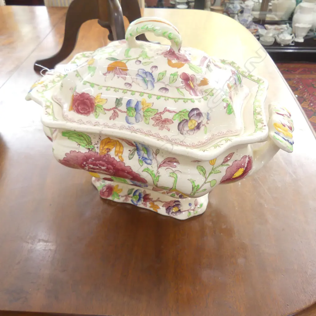 MASONS TUREEN 'REGENCY' W. 340MM Image 1++