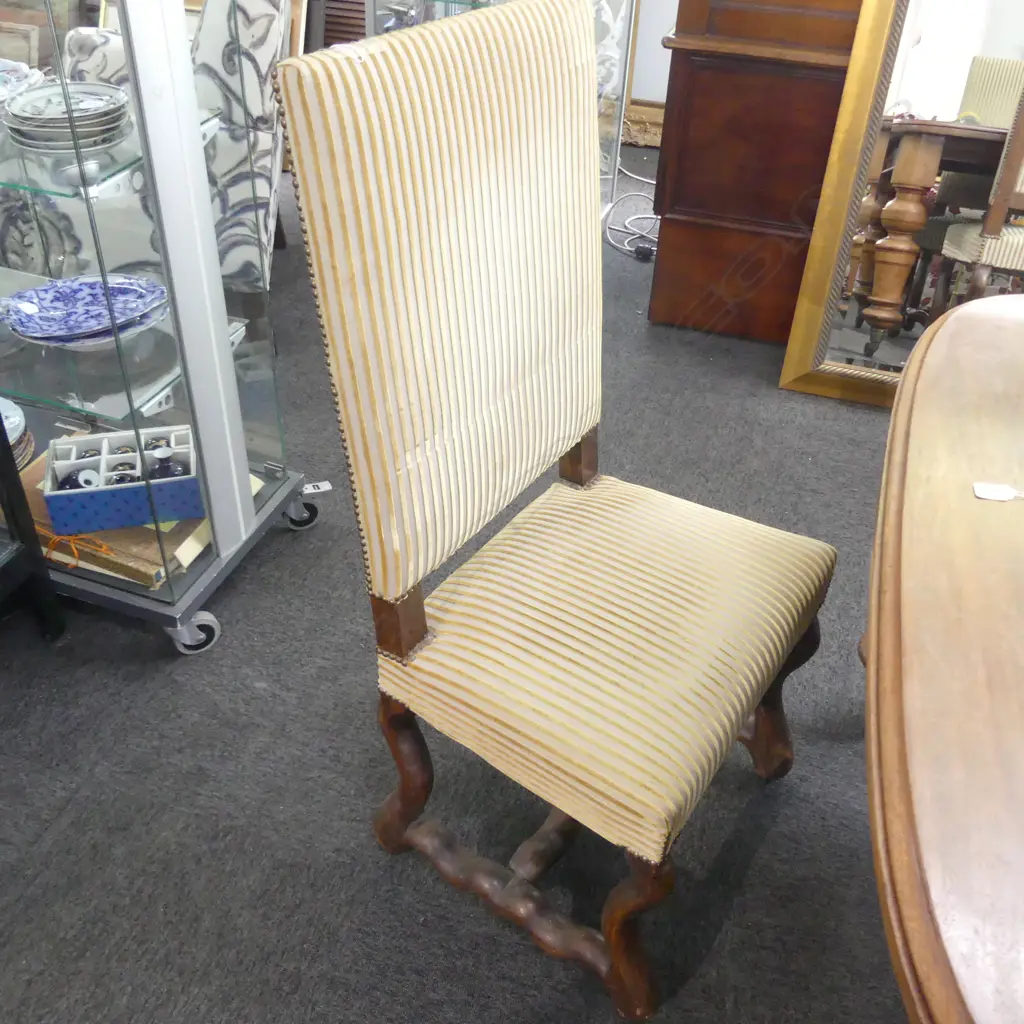 7 FRENCH LOUIS XIII STYLE DINING CHAIRS Image 1++