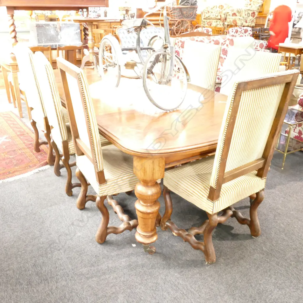 7 FRENCH LOUIS XIII STYLE DINING CHAIRS Image 1++