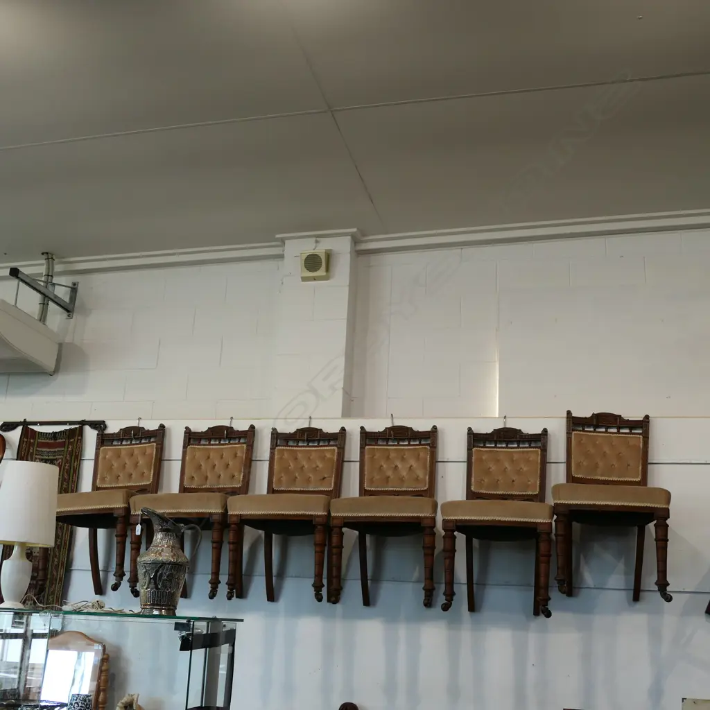 SIX EDWARDIAN DINING CHAIRS Image 1++