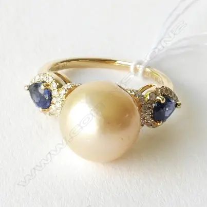 14ct Yellow Golden Pearl Image 1++