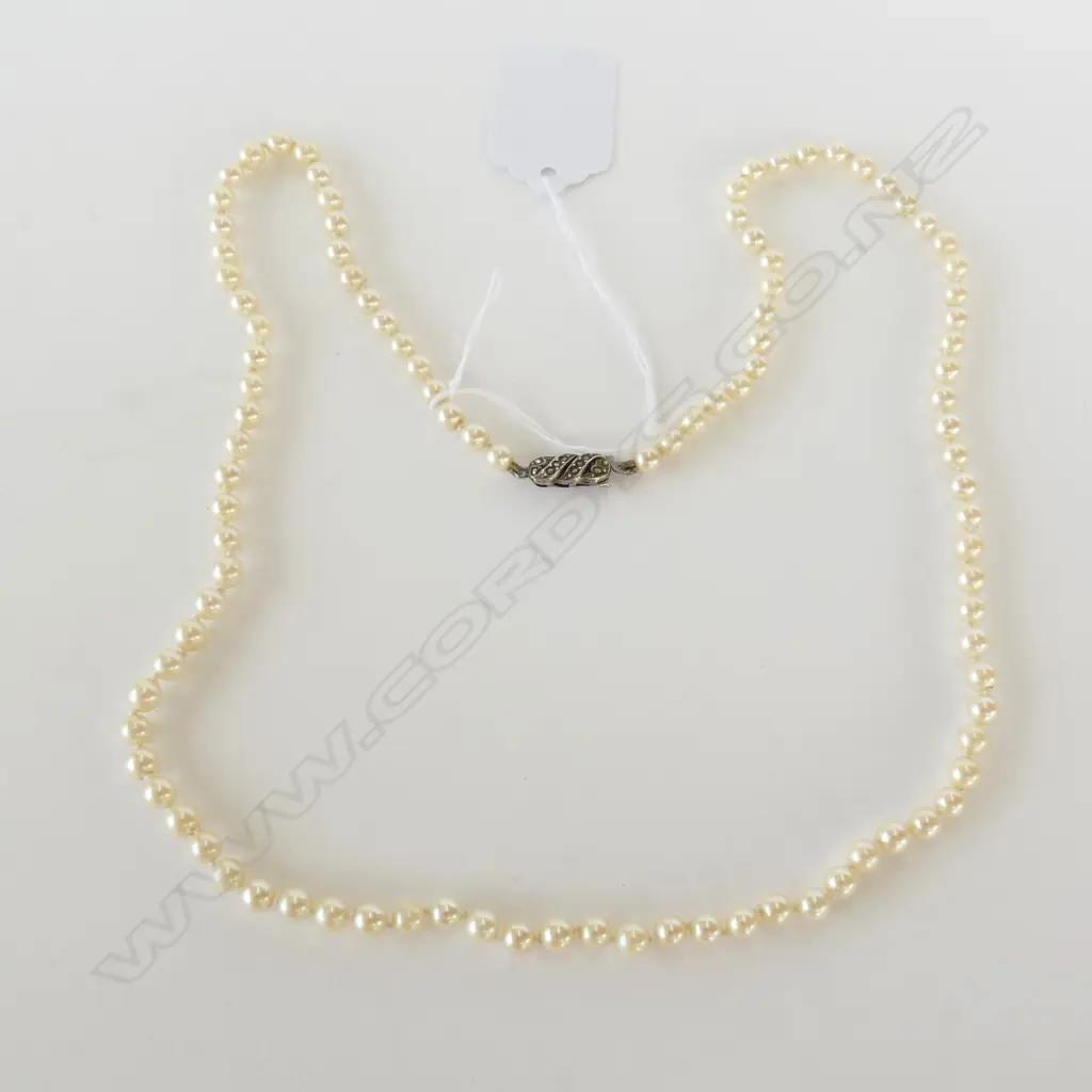 CULTURED PEARL NECKLACE (RETAIL REPLACEMENT $1995) Image 1++