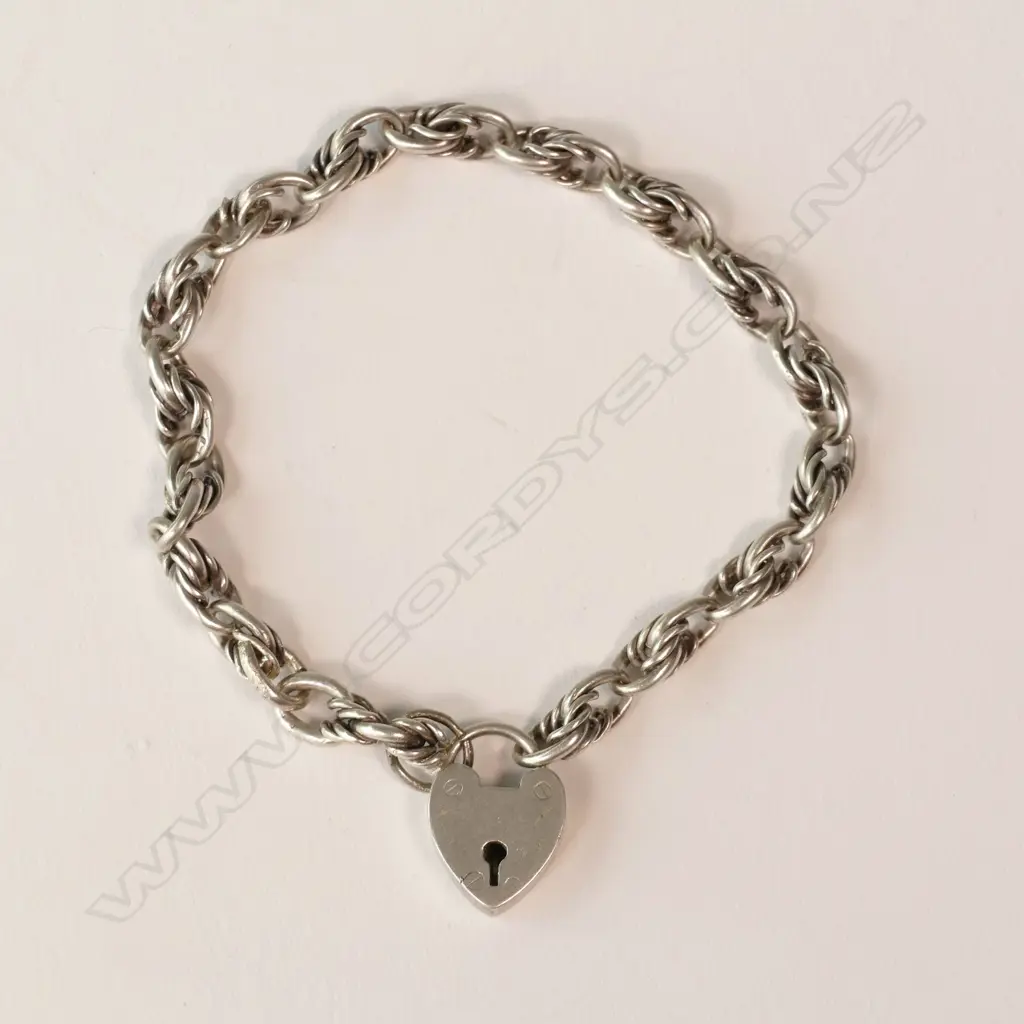 STERLING SILVER CHAIN BRACELET Image 1++