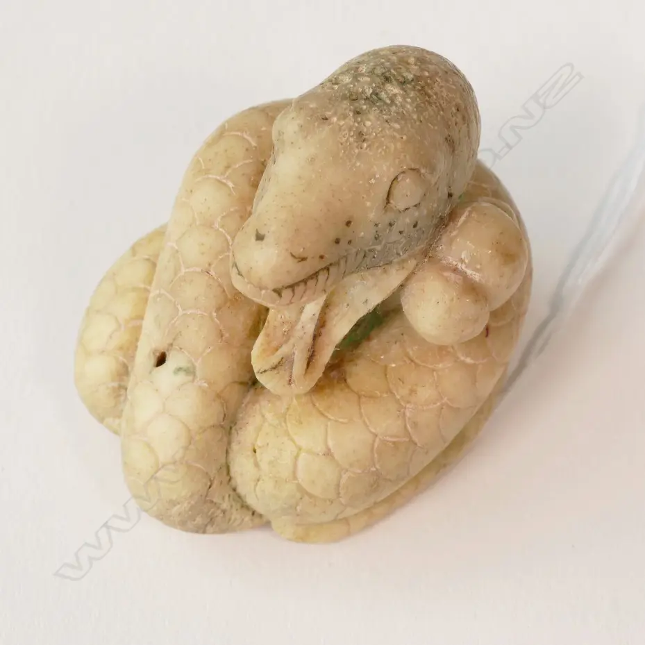 CARVED BONE SNAKE Image 1++