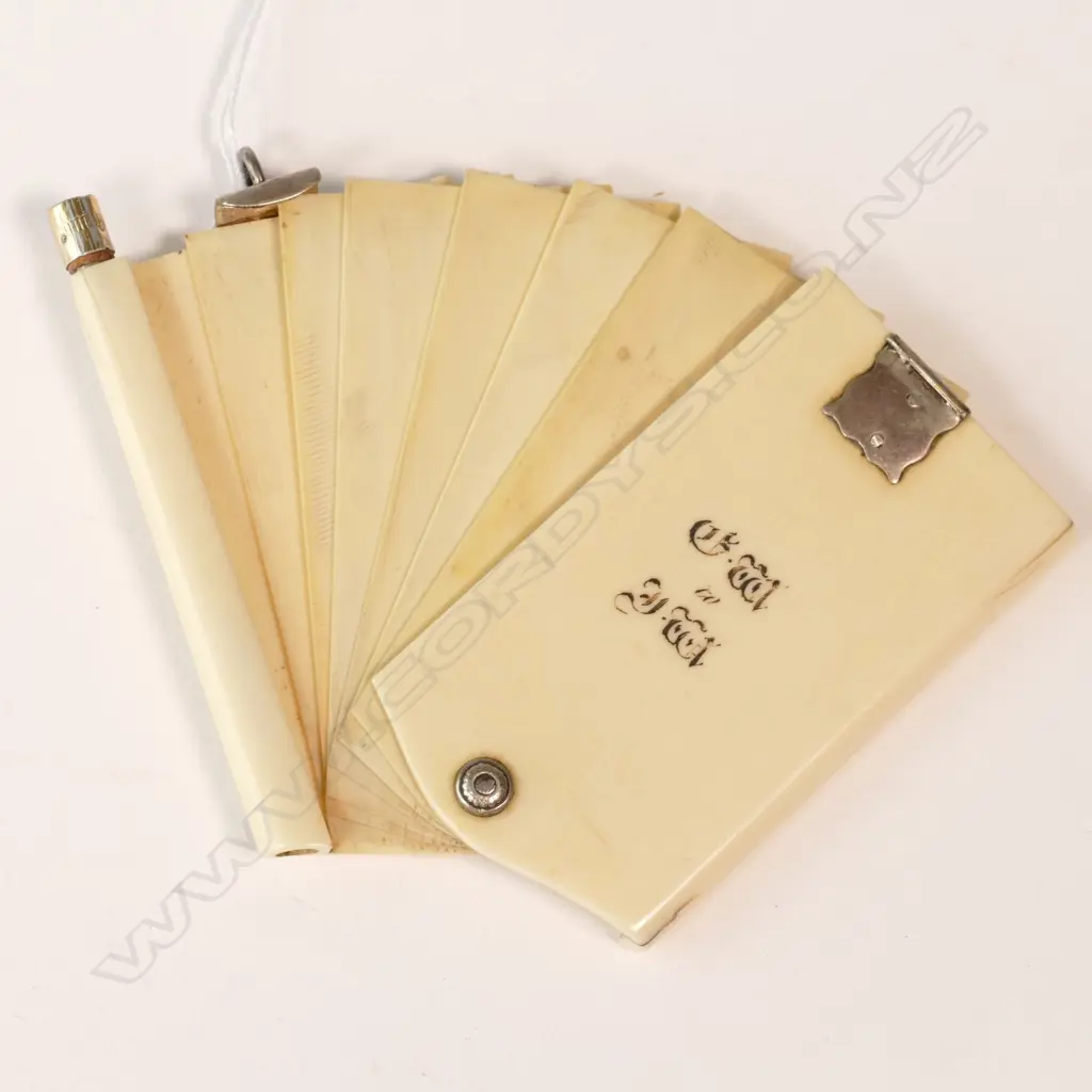 EDWARDIAN IVORY NOTEBOOK Image 1++