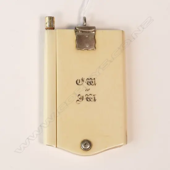 EDWARDIAN IVORY NOTEBOOK