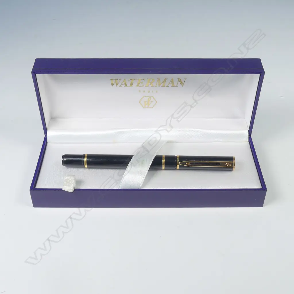 WATERMAN FOUNTAIN PEN, BOX & WITH CARTRIDGES Image 1++