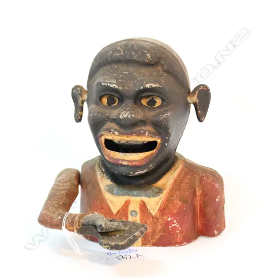 AN ALLOY GREEDY MONEY BOX