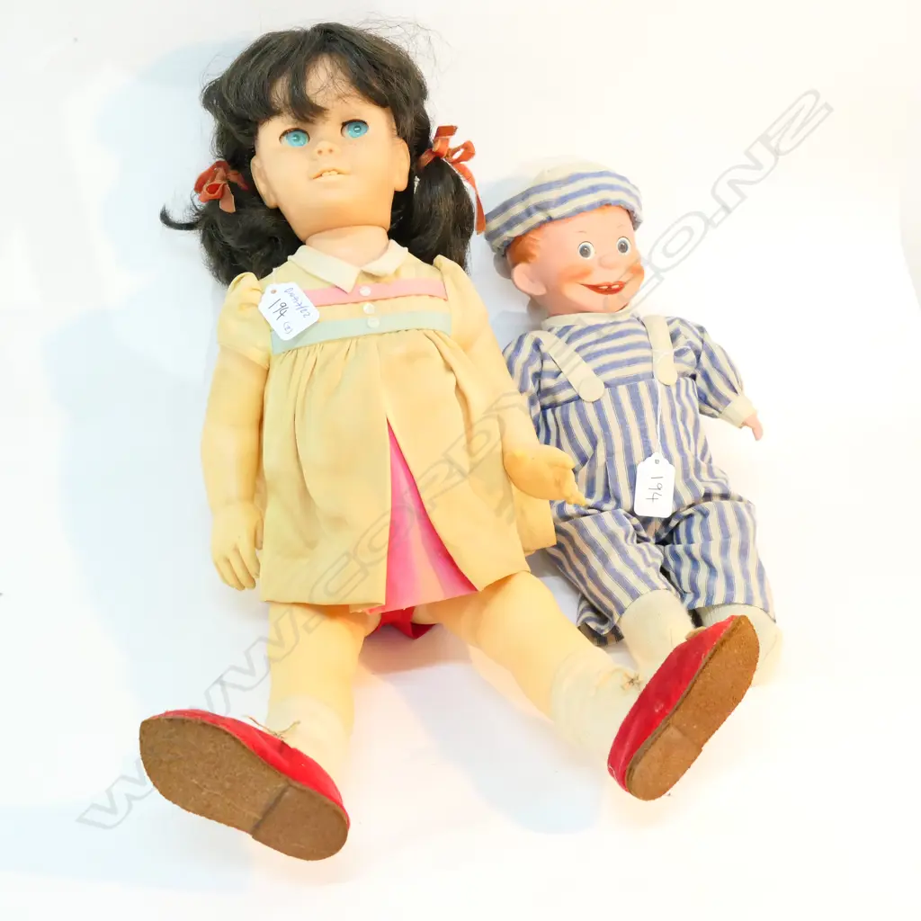 A PLASTICMATTEL CHATTY CATHY DOLLC 1960 A/F + COMPOSITE DOLL H 480 MM Image 1++